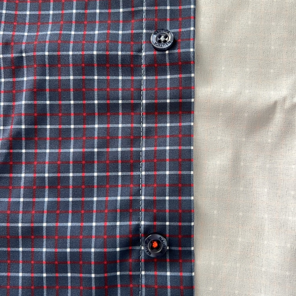 Nautica Men’s button down slim shirt size XL new - Picture 8 of 13